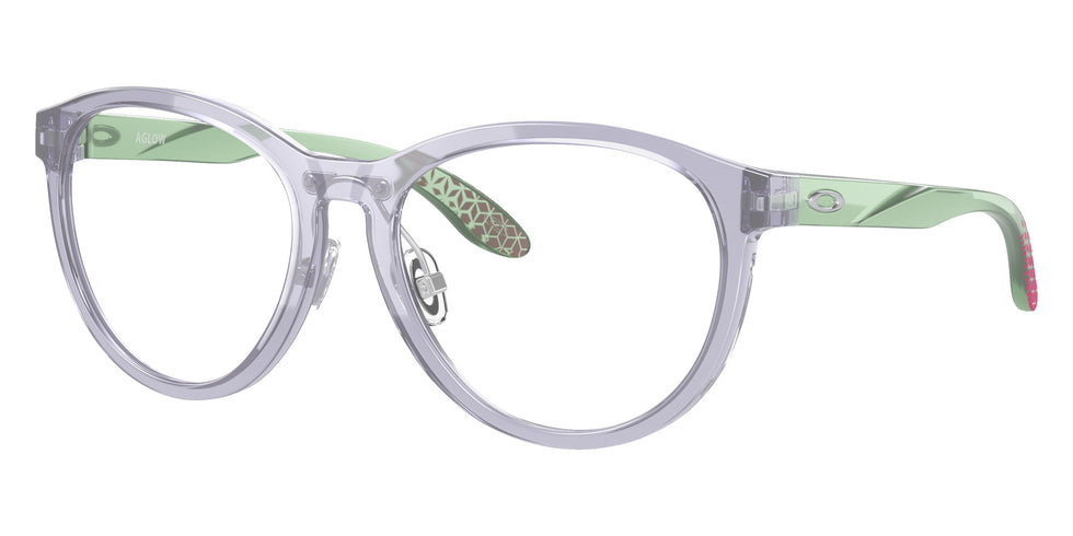 Oakley® OY8027D AGLOW OY8027D 802704 49 Eyeglasses - Polished Trans Lilac