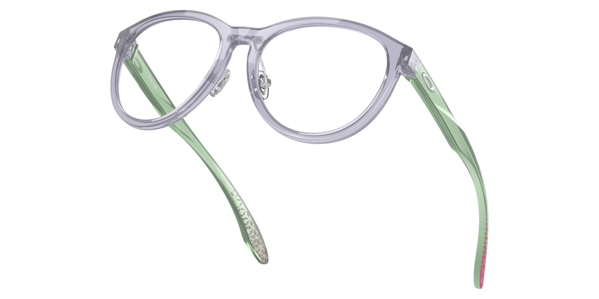 Oakley® OY8027D AGLOW OY8027D 802704 49 Eyeglasses - Polished Trans Lilac