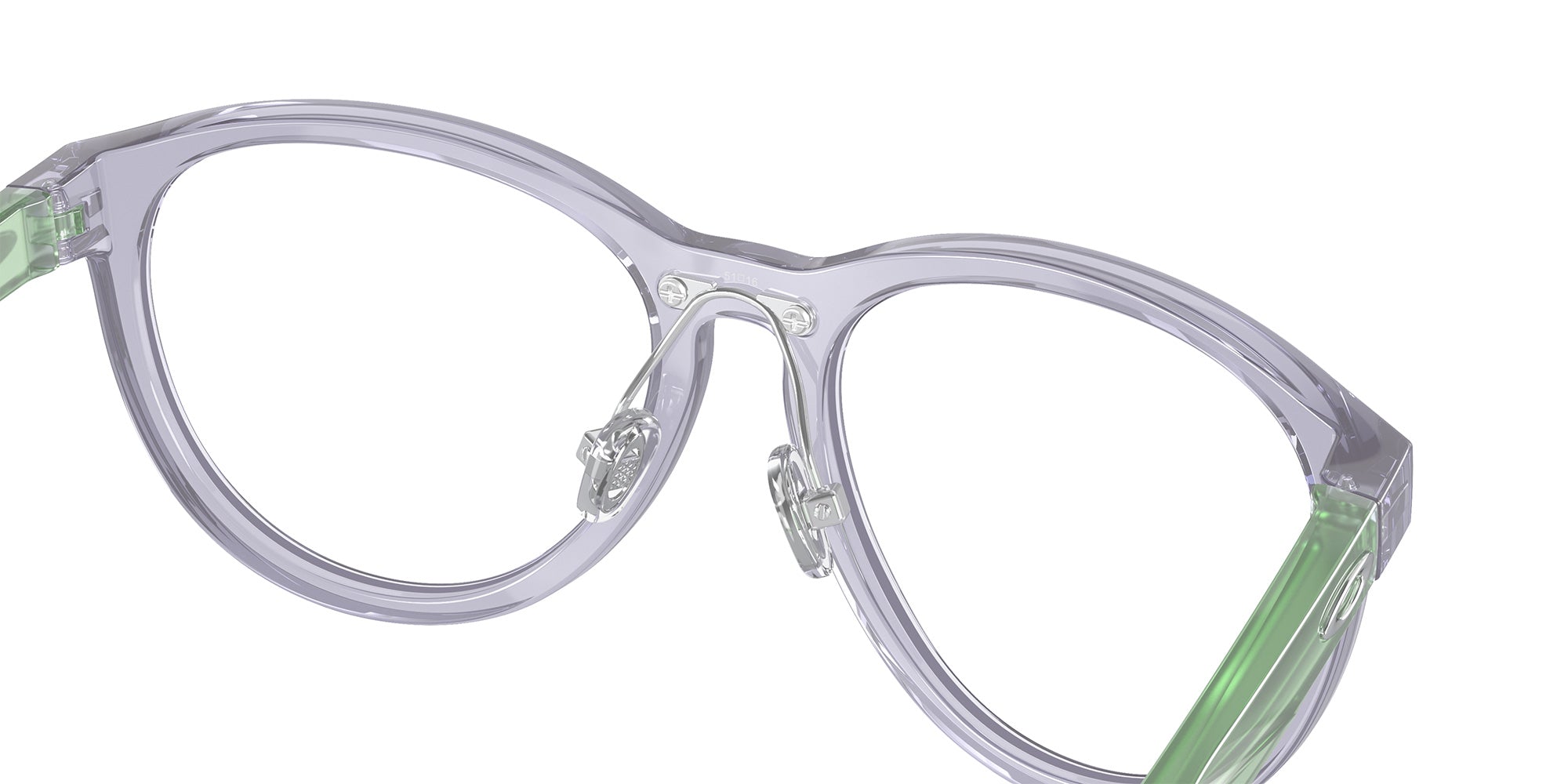 Oakley® OY8027D AGLOW OY8027D 802704 49 Eyeglasses - Polished Trans Lilac