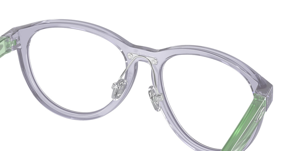 Oakley® OY8027D AGLOW OY8027D 802704 49 Eyeglasses - Polished Trans Lilac