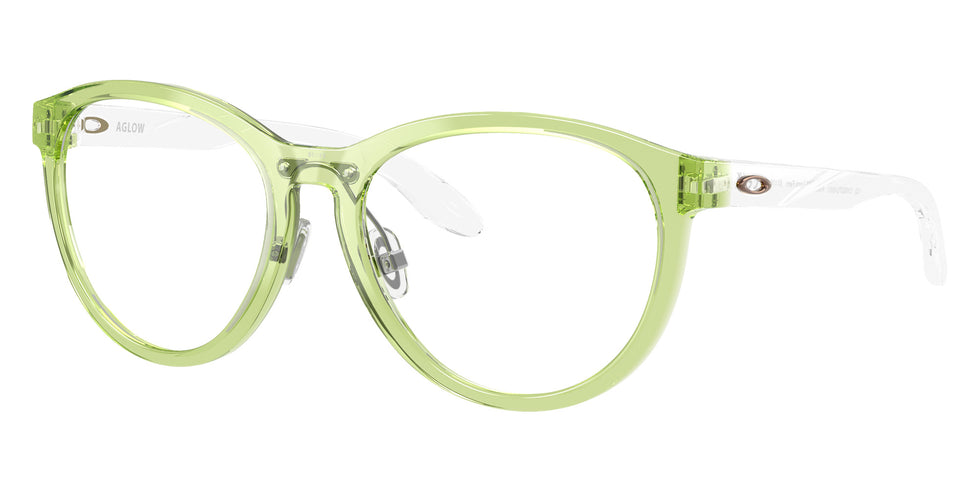 Oakley® OY8027D AGLOW OY8027D 802705 49 Eyeglasses - Polished Transparent Fern