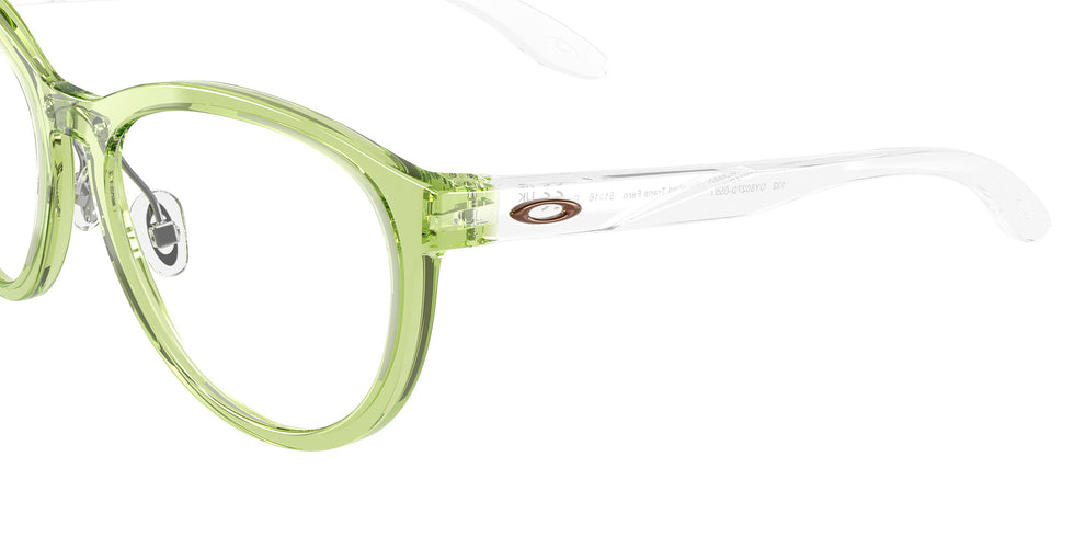 Oakley® OY8027D AGLOW OY8027D 802705 49 Eyeglasses - Polished Transparent Fern