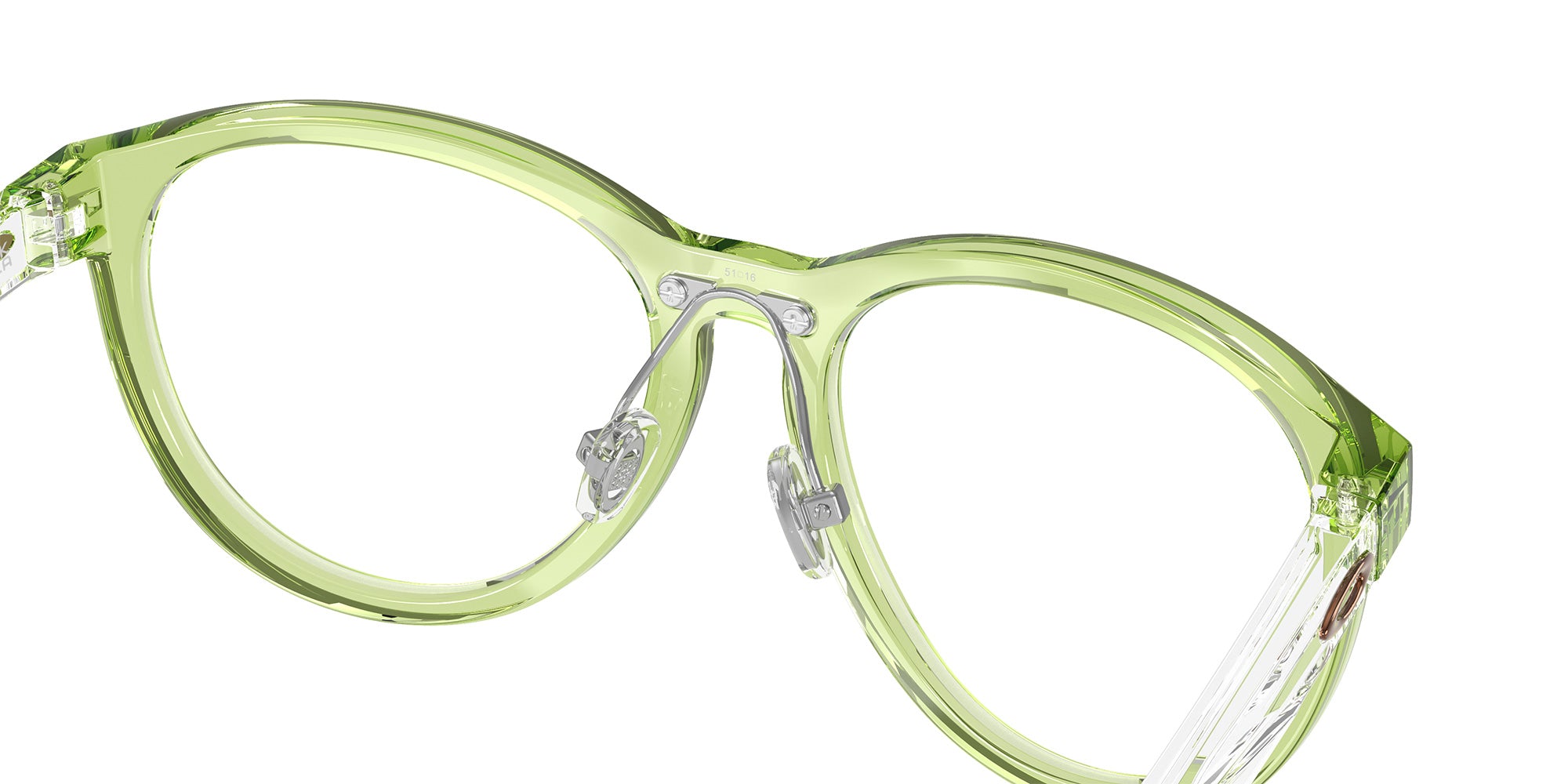 Oakley® OY8027D AGLOW OY8027D 802705 49 Eyeglasses - Polished Transparent Fern