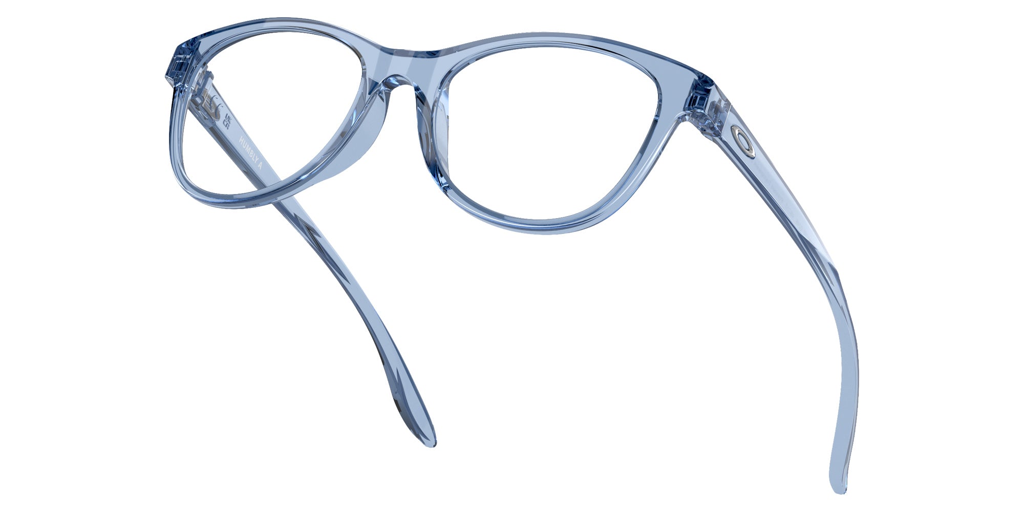 Oakley® OY8029F HUMBLY A OY8029F 802902 46 Eyeglasses - Polished Transparent Blue