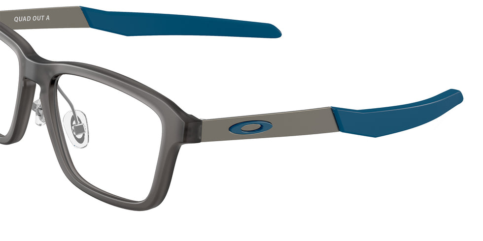 Oakley® OY8030F QUAD OUT A OY8030F 803002 48 Eyeglasses - Satin Gray Smoke