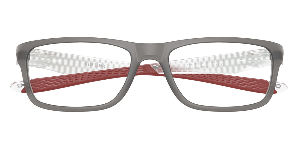 Oakley® OY8033 KIN LINK Eyeglasses - Clear/Black Pad Print
