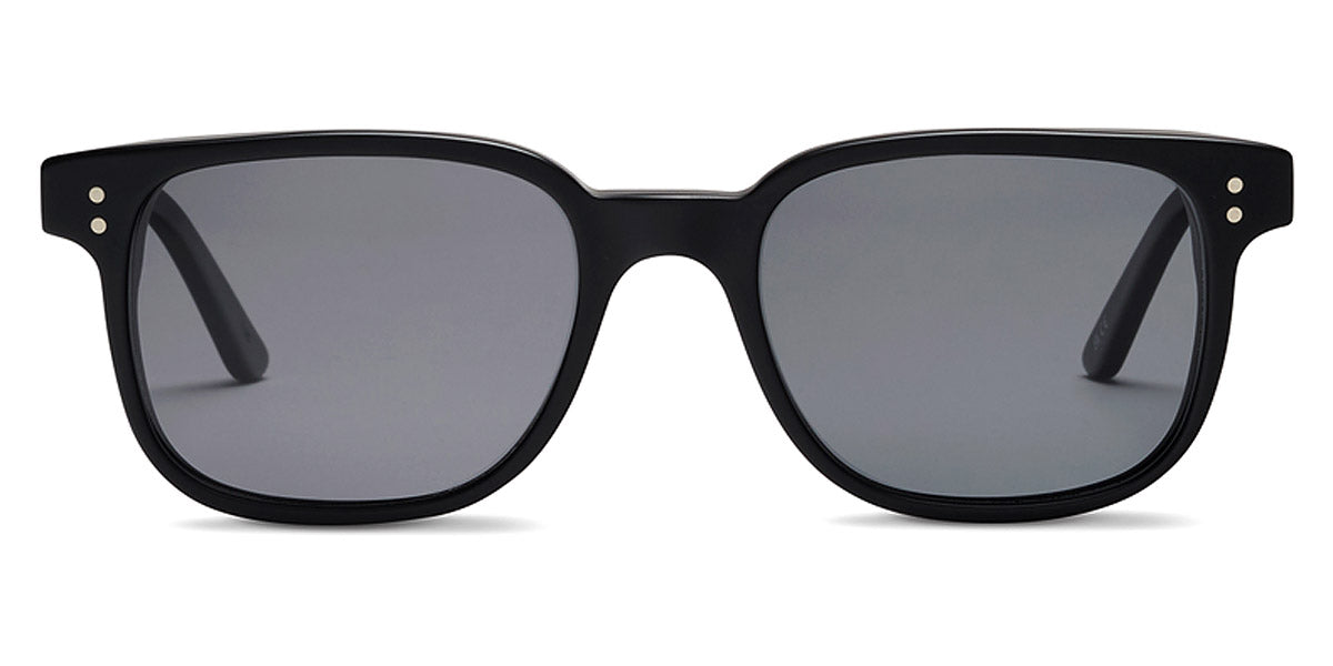 SALT.® PACIFIC SAL PACIFIC MBK 53 - Matte Black/Polarized Glass Black Lens Sunglasses