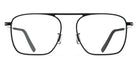 Blackfin® PALISADES BLF Palisades 1852 54 - Blackfin Black/Satin Silver Eyeglasses