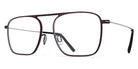 Blackfin® PALISADES BLF Palisades 1855 54 - Damascus Burgundy/Satin Silver Eyeglasses