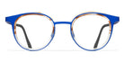 Blackfin® PALOS BLF PALOS 1085 45 - Blue/Brown-Crystal Havana Acetate Eyeglasses