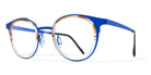 Blackfin® PALOS BLF PALOS 1085 45 - Blue/Brown-Crystal Havana Acetate Eyeglasses