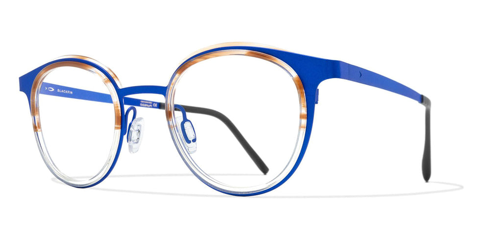 Blackfin® PALOS BLF PALOS 1085 45 - Blue/Brown-Crystal Havana Acetate Eyeglasses
