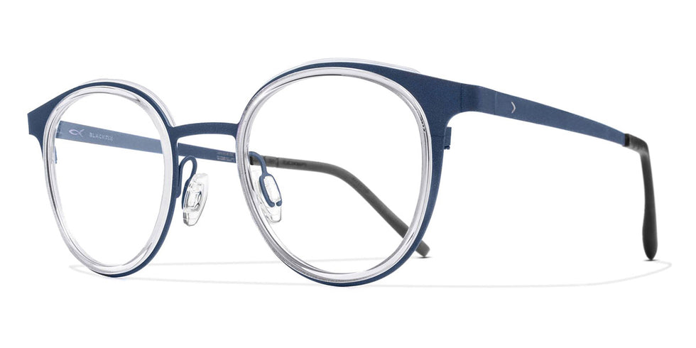 Blackfin® PALOS BLF PALOS 1356 45 - Navy Blue/Crystal Acetate Eyeglasses