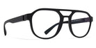 Mykita® PANAREA MYK PANAREA MD1 Pitch Black 52 - MD1 Pitch Black Eyeglasses
