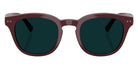 Nuance Audio® 0AW5002 NU 0AW5002 Shiny Burgundy/Clear To Emerald 48 - Shiny Burgundy/Clear To Emerald Sunglasses