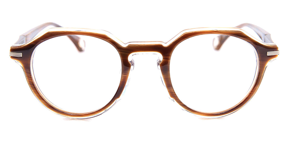 Blake Kuwahara® PAXTON BLK PAXTON BROWN HORN 46 - BROWN HORN Eyeglasses