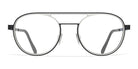 Blackfin® PEBBLE BEACH BLF PEBBLE BEACH 1462 50 - Black/Silver Eyeglasses