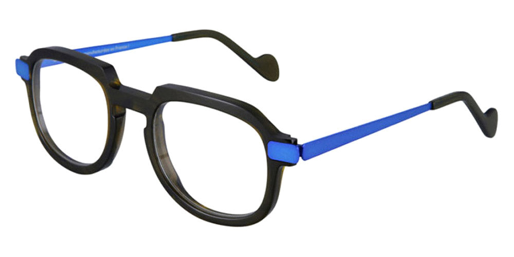 NaoNed® Penn Bron NAO Penn Bron 70KAT 51 - 70KAT Transparent Kakhi/Fluorescent Dark Blue Eyeglasses
