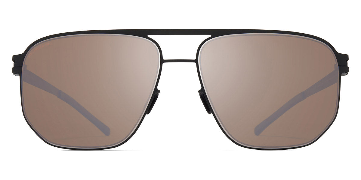 Mykita® PERRY MYK PERRY Black/White / Polarized Pro Hi-Con Grey 60 - Black/White / Polarized Pro Hi-Con Grey Sunglasses