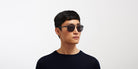 Mykita® PERRY MYK PERRY Indigo/Dark Sand / Polarized Pro Hi-Con Grey 60 - Indigo/Dark Sand / Polarized Pro Hi-Con Grey Sunglasses