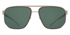 Mykita® PERRY MYK PERRY Matte Silver/Black / Polarized Pro Green 15 60 - Matte Silver/Black / Polarized Pro Green 15 Sunglasses