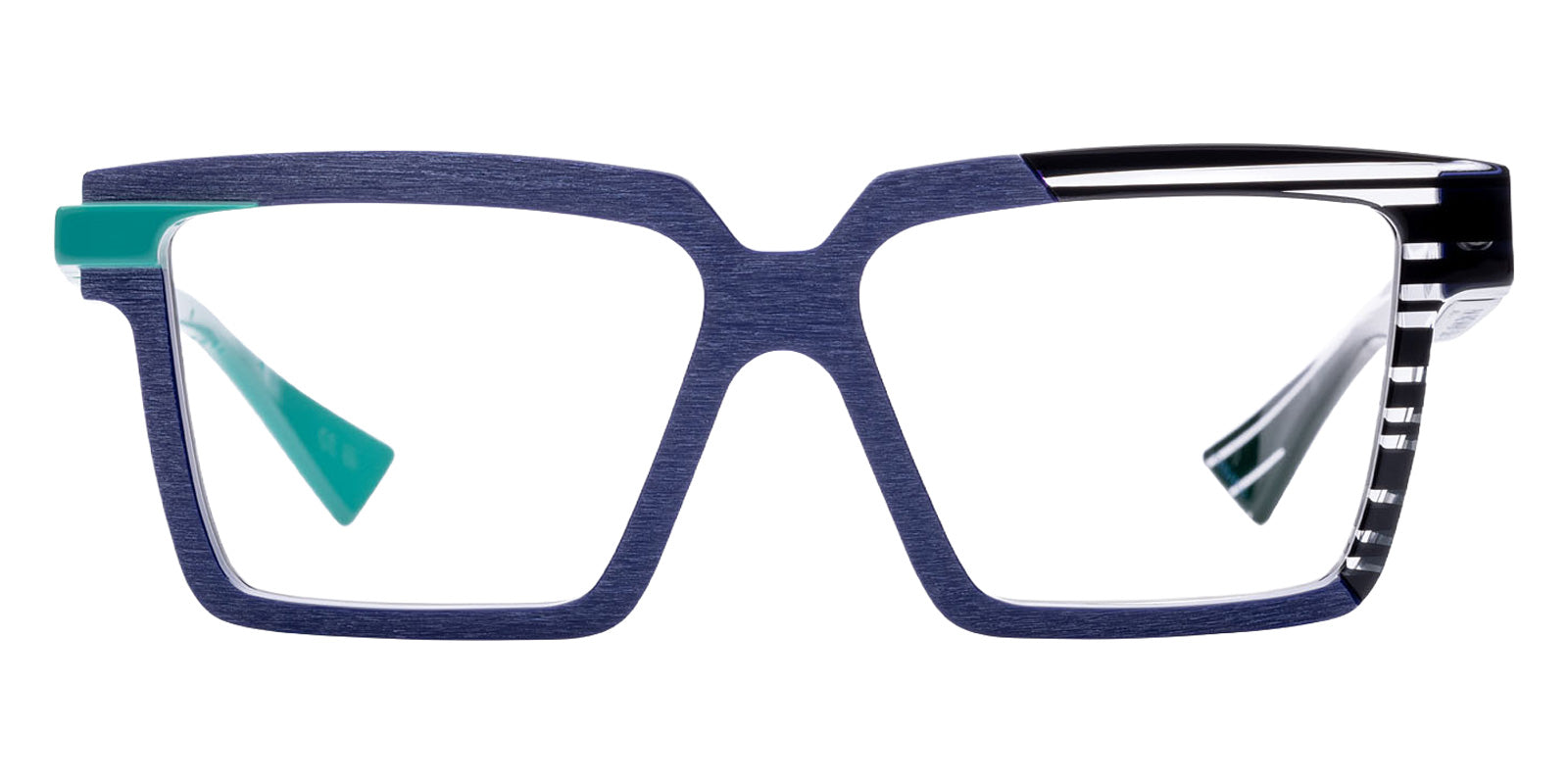Piero Massaro® PM942 Eyeglasses PM 942 MA8 56 - MA8 - Blue/Black Stripped