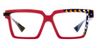 Piero Massaro® PM942 Eyeglasses PM 942 MB4 56 - MB4 - Red/Blue Stripped