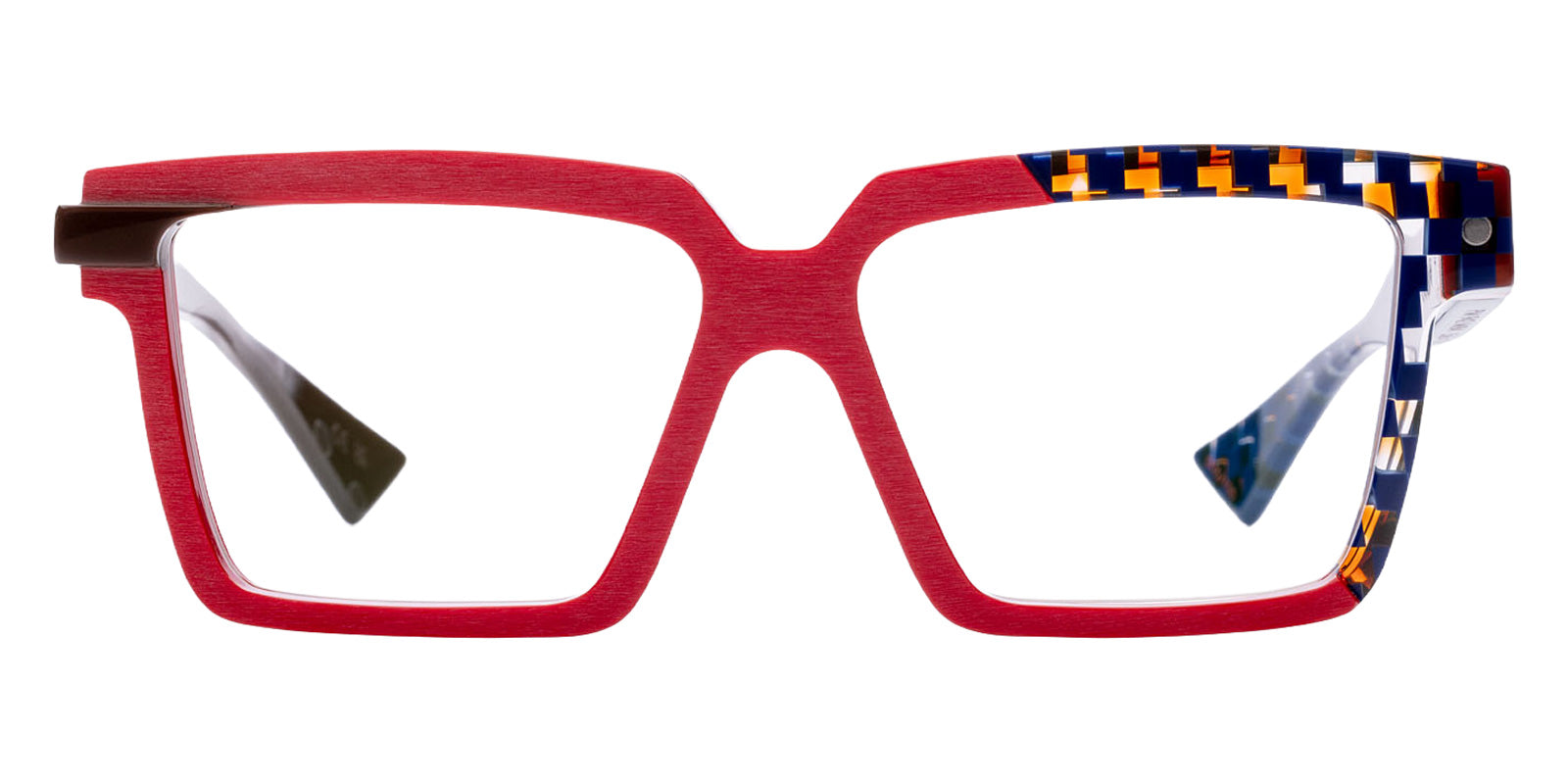 Piero Massaro® PM942 Eyeglasses PM 942 MB4 56 - MB4 - Red/Blue Stripped