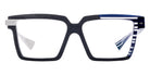 Piero Massaro® PM942 Eyeglasses PM 942 MB8 56 - MB8 - Grey/Blue Stripped