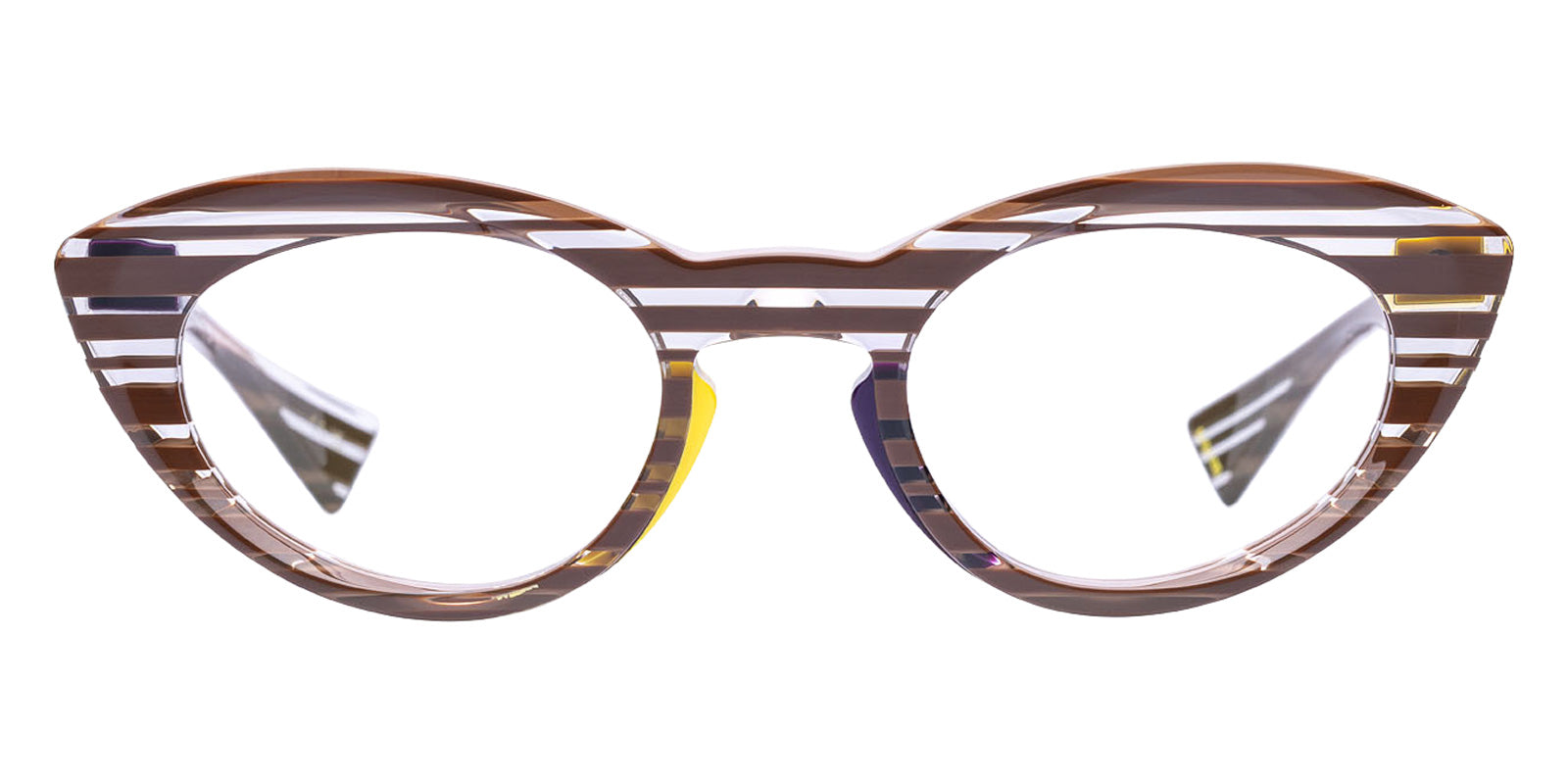 Piero Massaro® PM947 Eyeglasses PM 947 MB9 49 - MB9 - Beige Stripped 