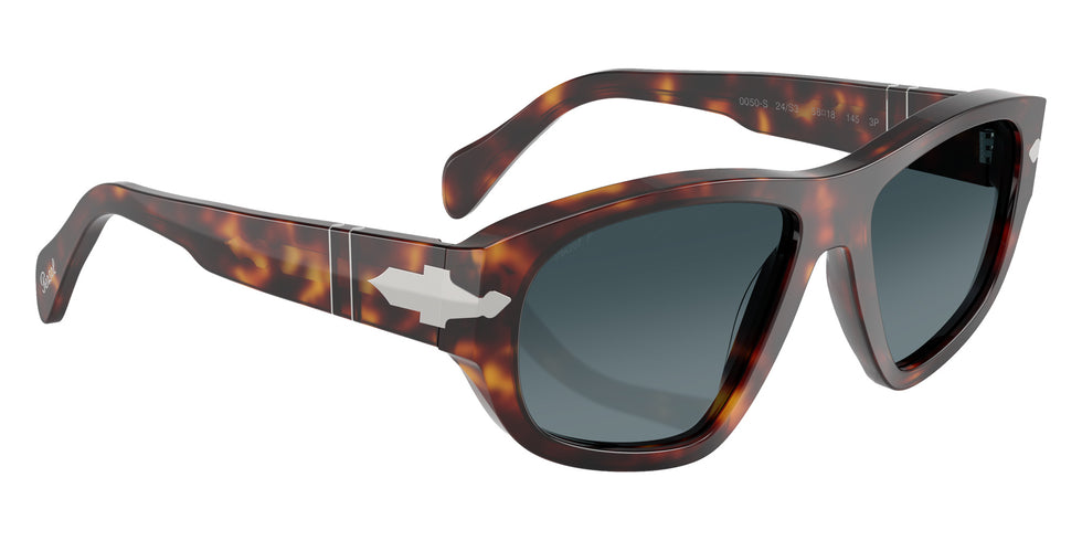 Persol® PO0050S Sunglasses PO0050S 24/S3 58 - Havana Light Blue Gradient Dar