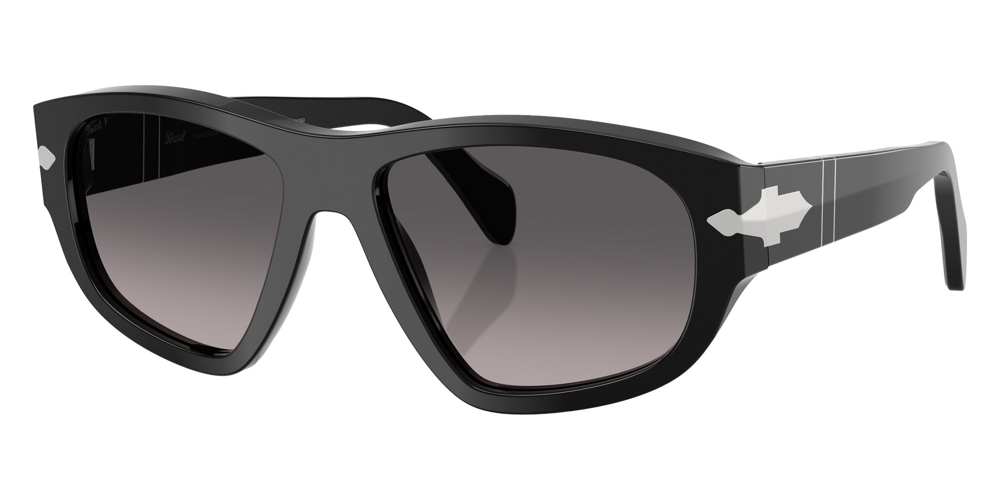 Persol® PO0050S Sunglasses PO0050S 95/M3 58 - Black Light Grey Gradient Dark