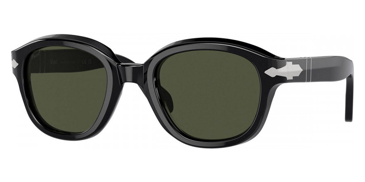 Persol® PO0060S PS PO0060S 95/31 52 - 95/31 Black / Green Sunglasses