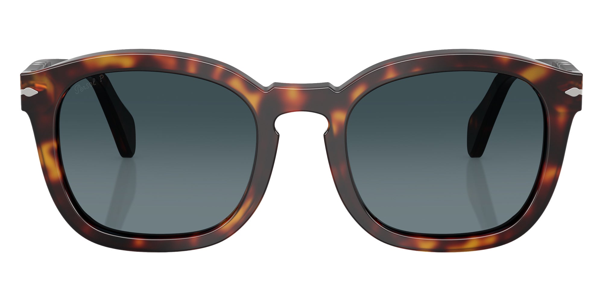 Persol® PO0082S Sunglasses PO0082S 24/S3 54 - Havana Light Blue Gradient Dar