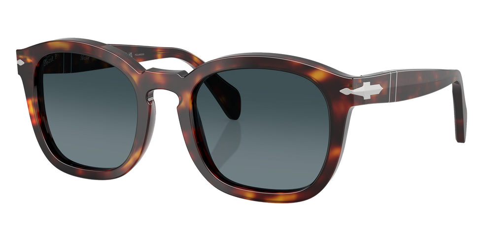Persol® PO0082S Sunglasses PO0082S 24/S3 54 - Havana Light Blue Gradient Dar