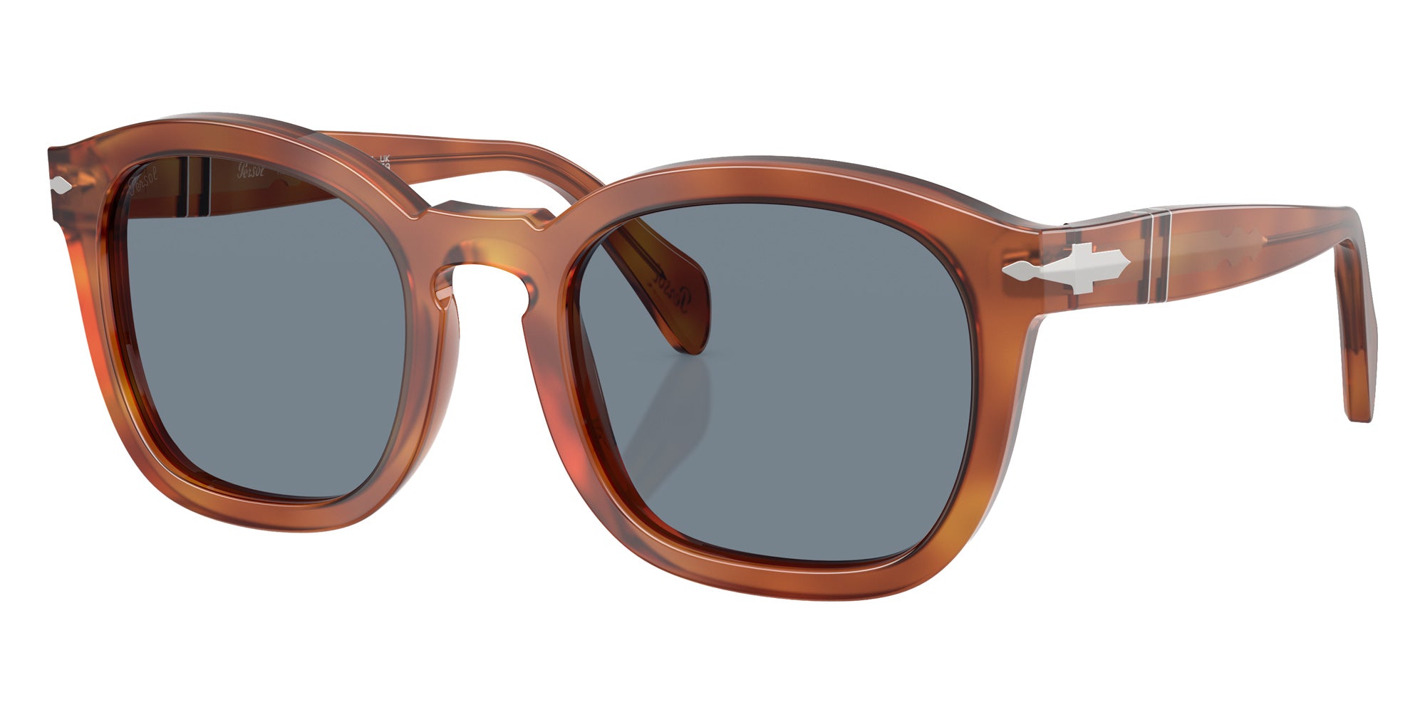 Persol® PO0082S Sunglasses PO0082S 96/56 54 - Terra Di Siena Light Blue