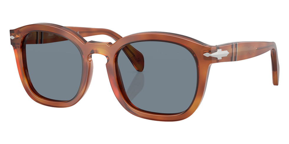 Persol® PO0082S Sunglasses PO0082S 96/56 54 - Terra Di Siena Light Blue
