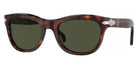Persol® PO0086S PS PO0086S 24/31 57 - 24/31 Havana / Green Sunglasses