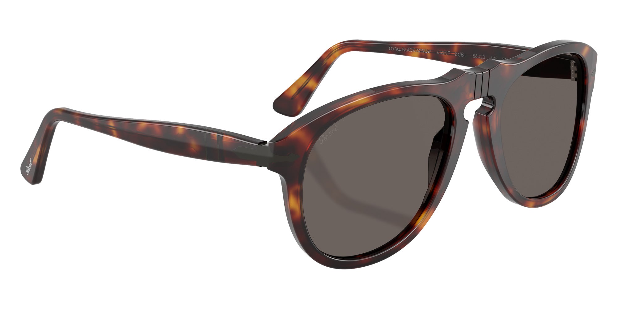 Persol® PO0649NE Sunglasses PO0649NE 24/B1 56 - Havana Dark Grey
