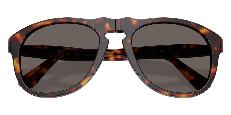 Persol® PO0649NE Sunglasses PO0649NE 24/B1 56 - Havana Dark Grey