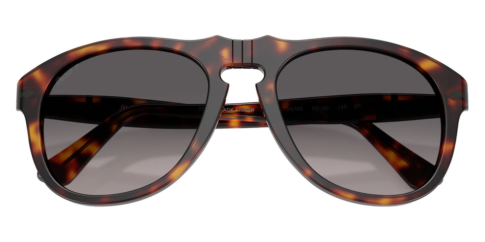 Persol® PO0649NE Sunglasses PO0649NE 24/M3 56 - Havana Polar Gradient Grey
