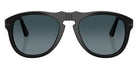 Persol® PO0649NE Sunglasses PO0649NE 95/S3 56 - Black Polar Gradient Blue