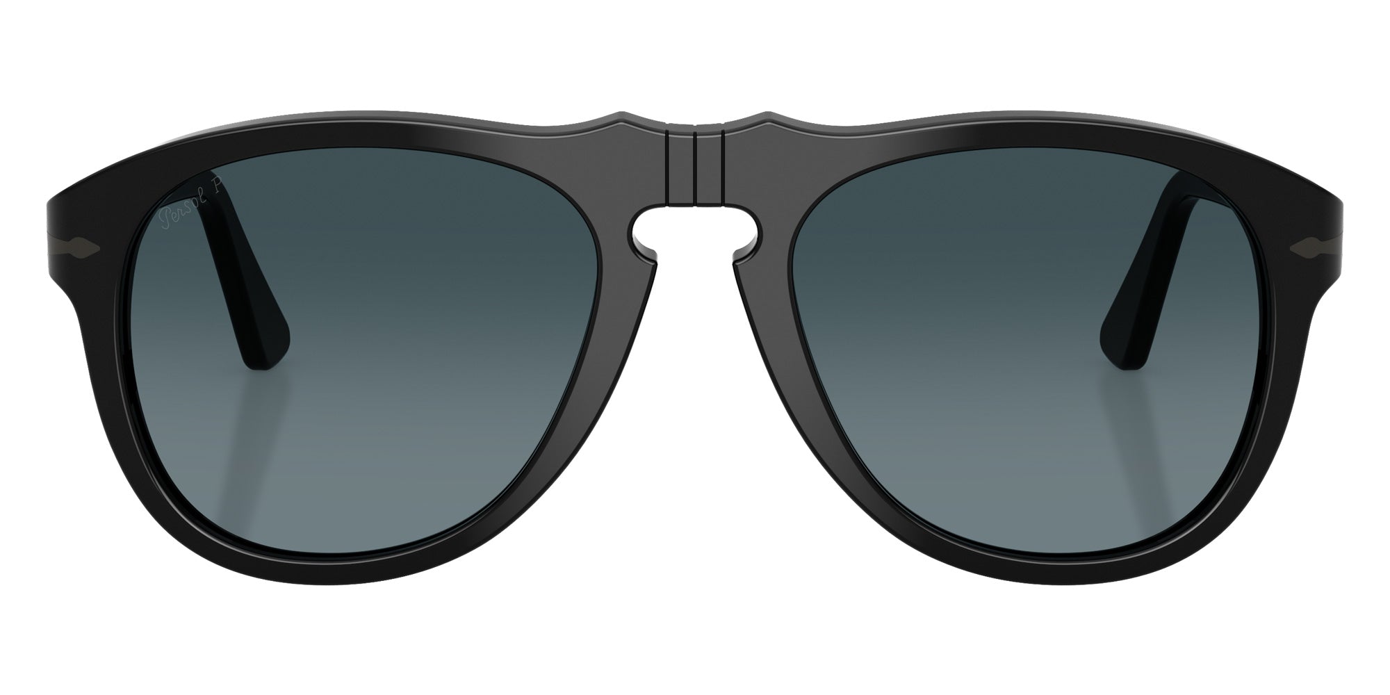 Persol® PO0649NE Sunglasses PO0649NE 95/S3 56 - Black Polar Gradient Blue