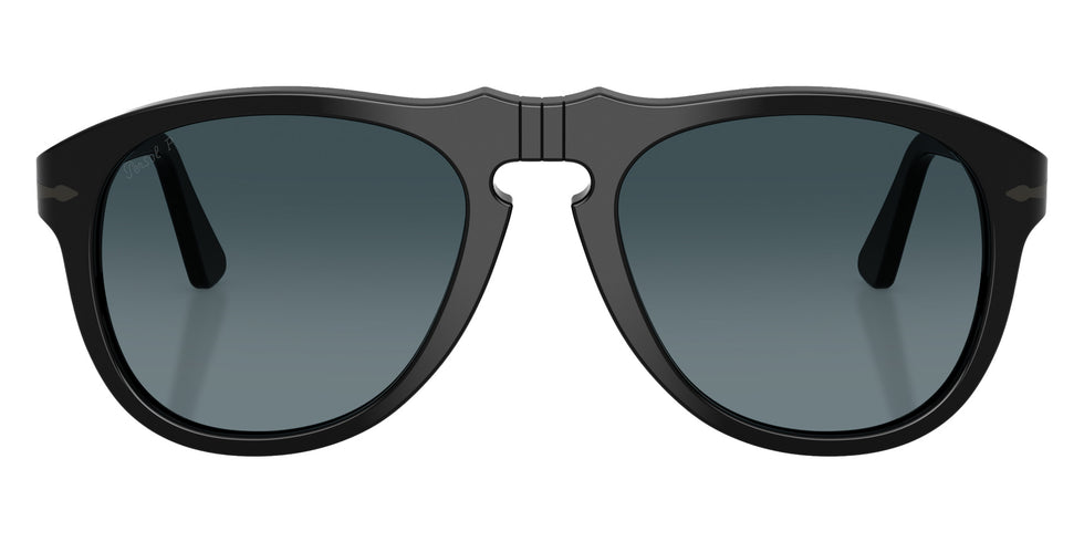 Persol® PO0649NE Sunglasses PO0649NE 95/S3 56 - Black Polar Gradient Blue