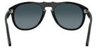 Persol® PO0649NE Sunglasses PO0649NE 95/S3 56 - Black Polar Gradient Blue