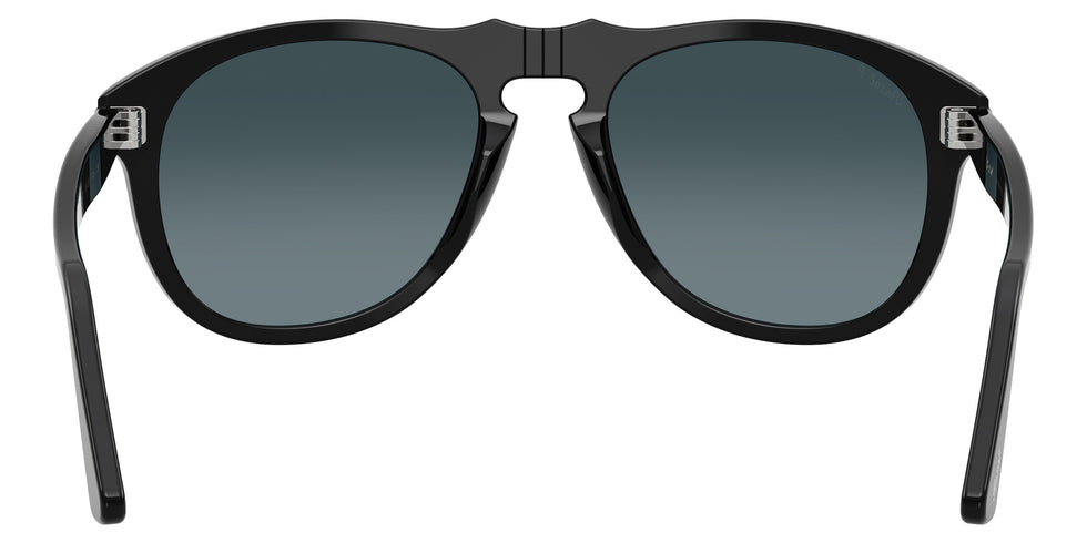 Persol® PO0649NE Sunglasses PO0649NE 95/S3 56 - Black Polar Gradient Blue