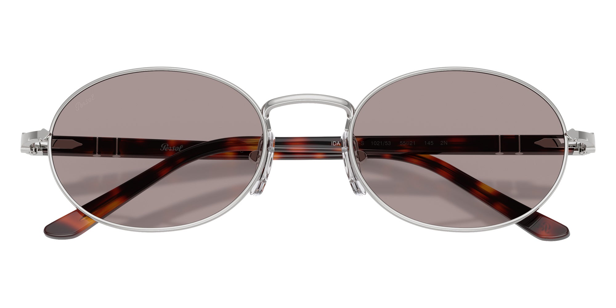 Persol® PO1018S Sunglasses PO1018S 102153 55 - Ida Silver Violet
