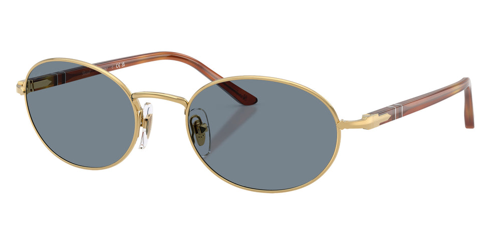 Persol® PO1018S Sunglasses PO1018S 113256 55 - Ida Gold Light Blue