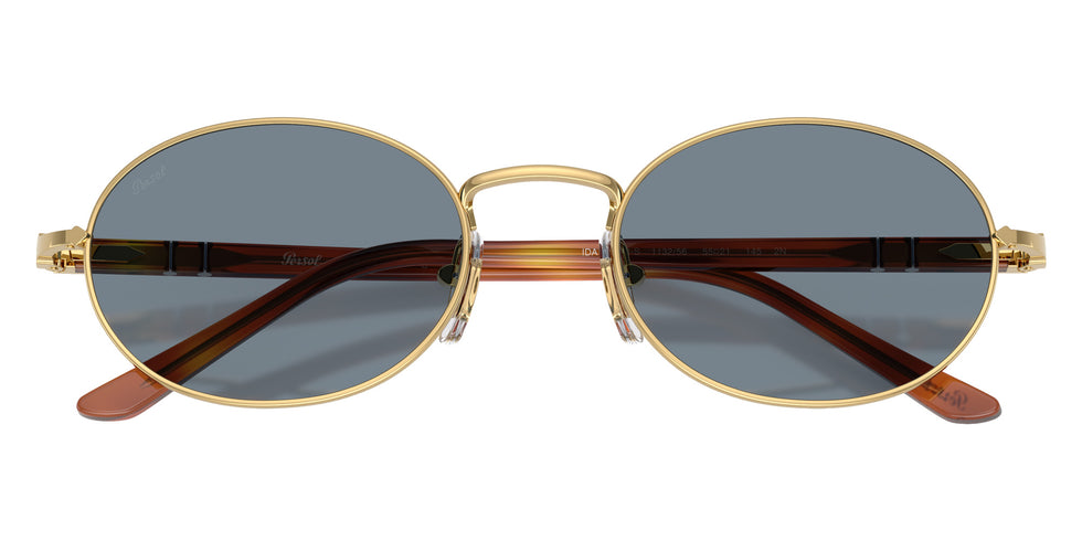 Persol® PO1018S Sunglasses PO1018S 113256 55 - Ida Gold Light Blue