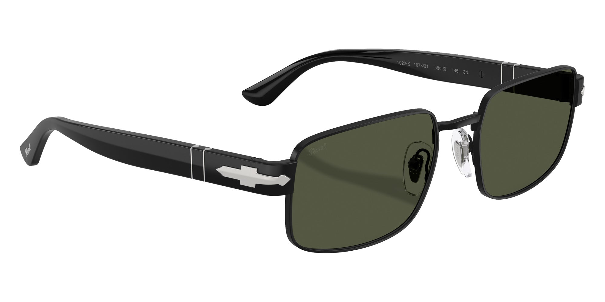 Persol® PO1022S Sunglasses PO1022S 107831 58 - Black Green
